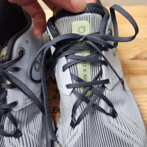 FRYE SILVIE Y STRAP White Cognac LEATHER SANDAL HEELS SIZE 7M - Picture 4 of 15